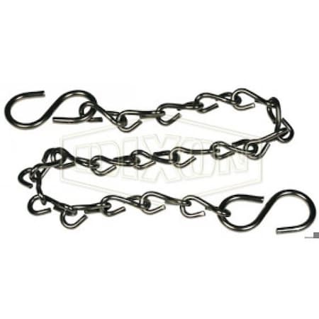 Dixon Jack Chain with S-Hook, SS, Domestic CH-SS-6